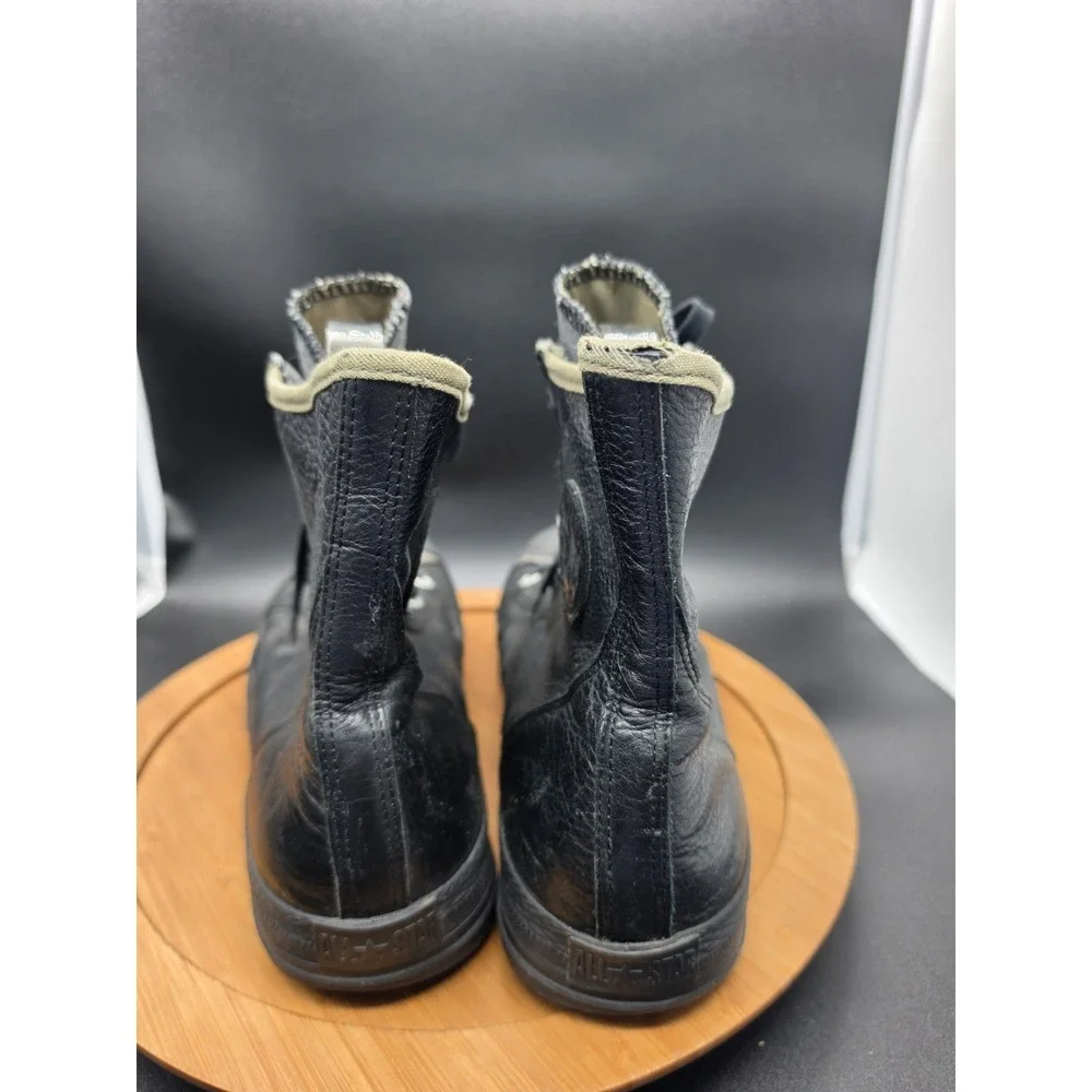 Coverse Black Leather High Top Sargent Outsider Boot Style Sneaker Mens‎ Size 11